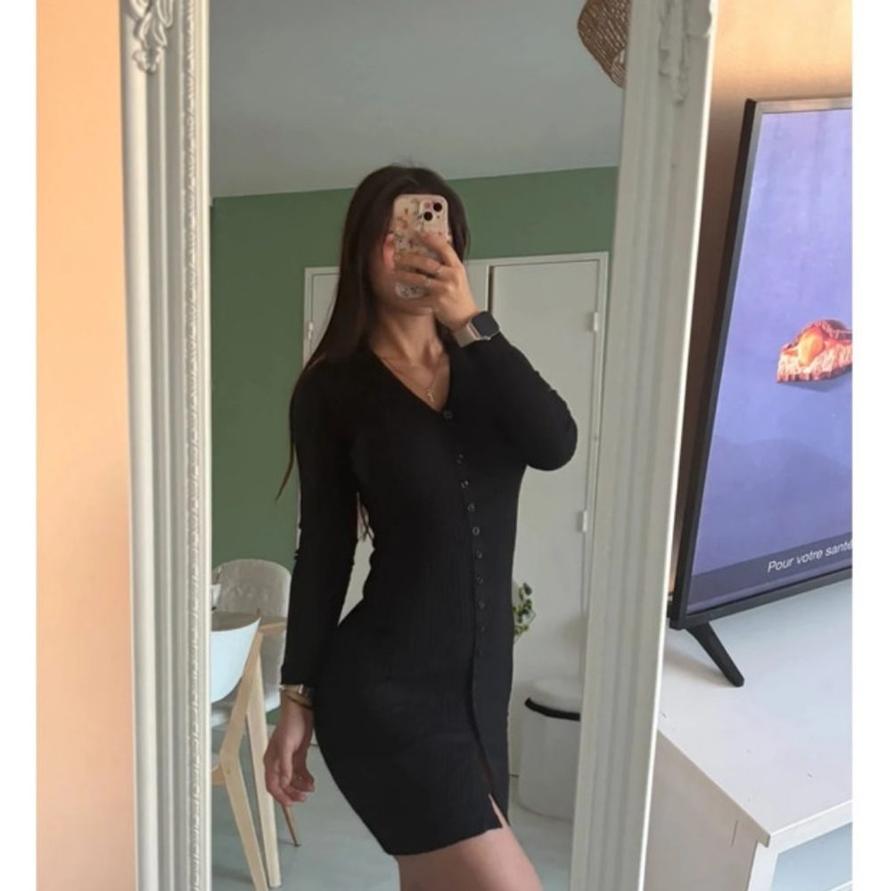 Julie dress black zipper ud🏼